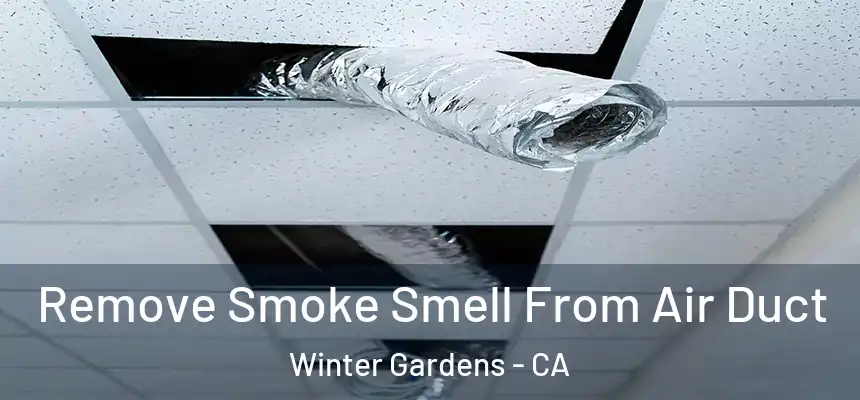  Remove Smoke Smell From Air Duct Winter Gardens - CA